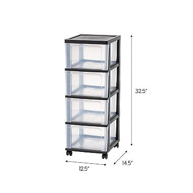 Iris 4-Drawer Storage Cart