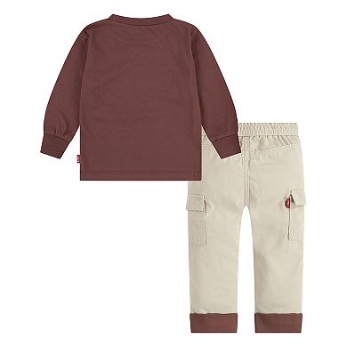 Baby & Toddler Boys Levi's® Climbing Sweatshirt and Cargo Pants 2-piece Set