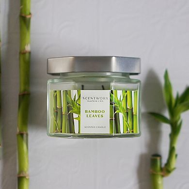 ScentWorx Bamboo Leaves 8-oz. Candle Jar