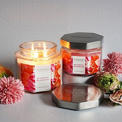 ScentWorx Blushing Blossoms 8-oz. Candle Jar