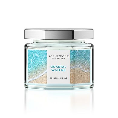 ScentWorx Coastal Waters 8-oz. Candle Jar