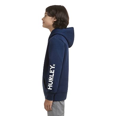 Boys 8-20 Hurley Graphic Fleece Pullover Hoodie