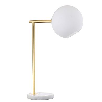 Charles Metal/marble Led Table Lamp