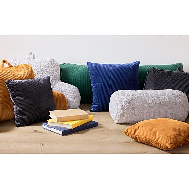 The Big One® Charcoal Corduroy Wedge Pillow