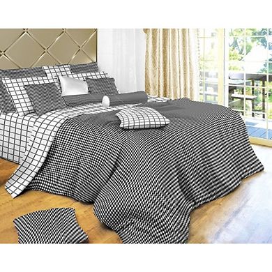 Dolce Mela Duvet Cover Sheets Set, Black & White Check