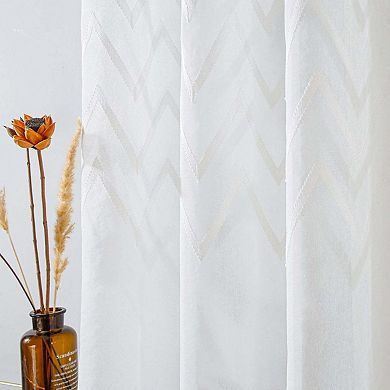 Dolce Mela Sheer Curtain Panels