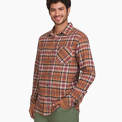 Men's Quiksilver Long Sleeve Flannel Shirt