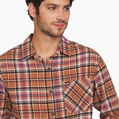 Men's Quiksilver Long Sleeve Flannel Shirt