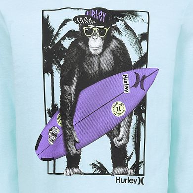 Boys 4-7 Hurley Surfer Monkey Long Sleeve T-shirt