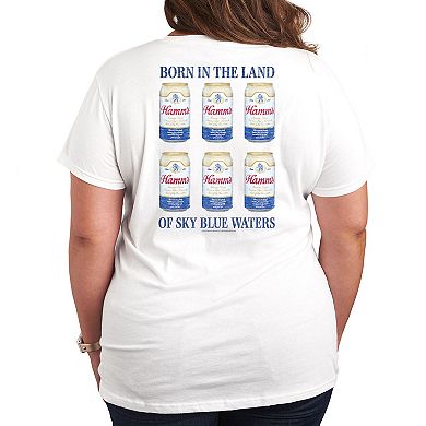 Plus Hamm's Can Grid Graphic Tee