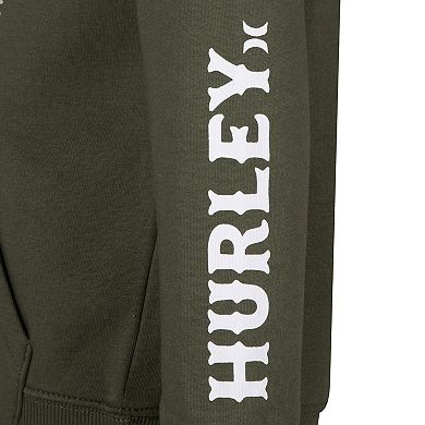 Boys 4-7 Hurley Monkey Graphic Fleece Pullover Hoodie