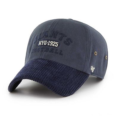 Men's '47 Navy New York Giants Ridgeway Clean Up Adjustable Hat