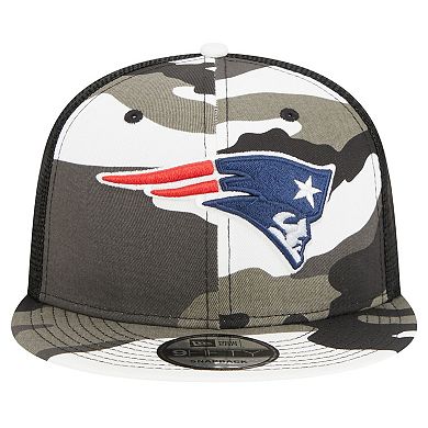 Youth New Era Camo New England Patriots Trucker 9FIFTY Snapback Hat