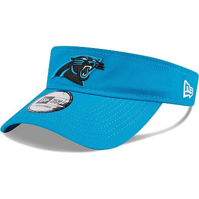 Men's New Era Blue Carolina Panthers Main Adjustable Visor