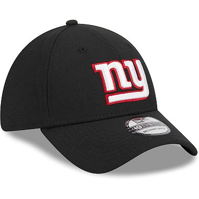 Men's New Era Black New York Giants  Main 39THIRTY Flex Hat