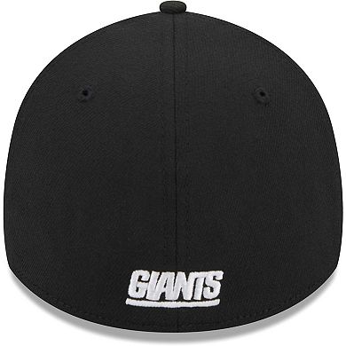 Men's New Era Black New York Giants  Main 39THIRTY Flex Hat