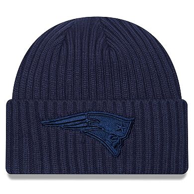 Youth New Era  Navy New England Patriots Color Pack Cuffed Knit Hat