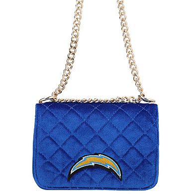 Cuce Los Angeles Chargers Velvet Crossbody Purse