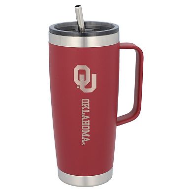 The Memory Company Oklahoma Sooners 26oz. Team Color Roadie Tumbler with Handle