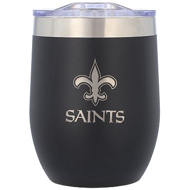 The Memory Company New Orleans Saints 16oz. Stainless Steel Stemless Tumbler