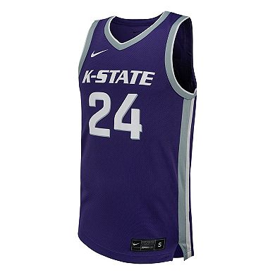 Men's Nike # Purple Kansas State Wildcats Replica Basketball Jersey