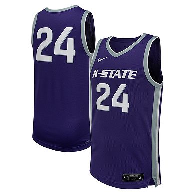 Men's Nike # Purple Kansas State Wildcats Replica Basketball Jersey