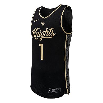 Men's Nike #1 Black UCF Knights Replica Basketball Jersey