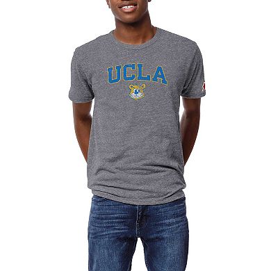 Men's League Collegiate Wear Heather Gray UCLA Bruins Tall Arch Victory Falls Tri-Blend T-Shirt