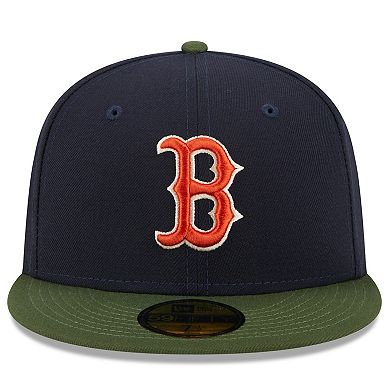 Men's New Era Navy Boston Red Sox  Sprouted 59FIFTY Fitted Hat