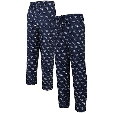Men's Concepts Sport Navy Tennessee Titans Gauge Allover Print Knit Pants