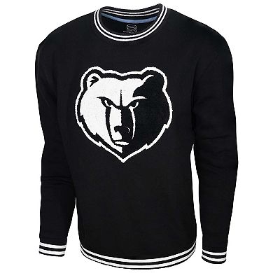 Men's Stadium Essentials Heather Gray Memphis Grizzlies Club Level Pullover Sweatshirt