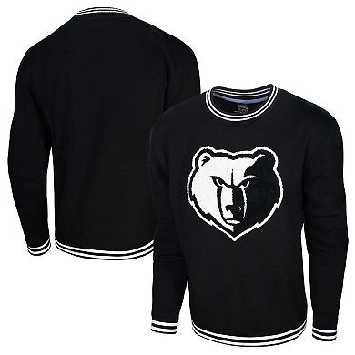 Men's Stadium Essentials Heather Gray Memphis Grizzlies Club Level Pullover Sweatshirt
