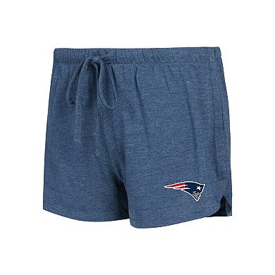 Women's Concepts Sport Navy/Red New England Patriots Raglan Long Sleeve T-Shirt & Shorts Lounge Set