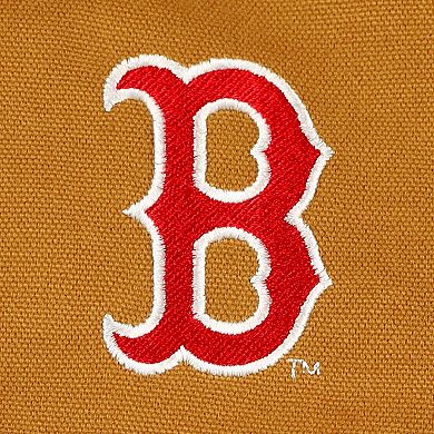 Men's Dunbrooke Brown Boston Red Sox Dakota Work Full-Zip Hoodie Jacket