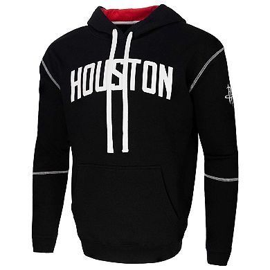 Unisex Black Stadium Essentials Houston Rockets Monument Pullover Hoodie