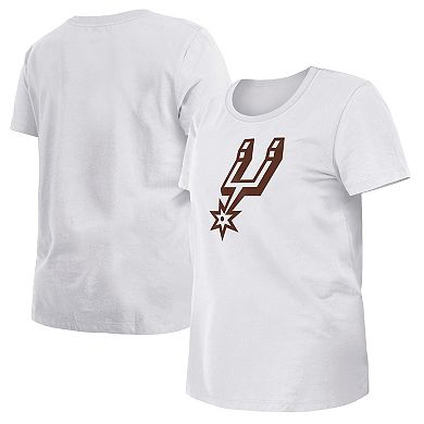 Women's New Era White San Antonio Spurs 2023/24 City Edition T-Shirt