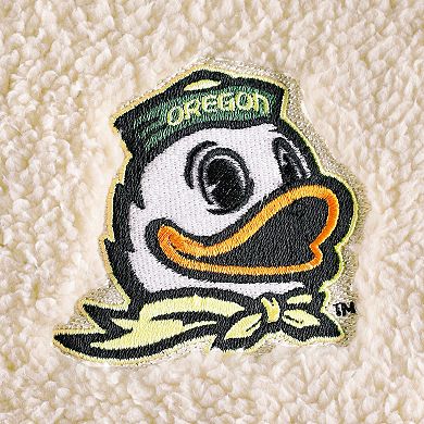 Women's Natural Oregon Ducks Everest Half-Zip Sweatshirt