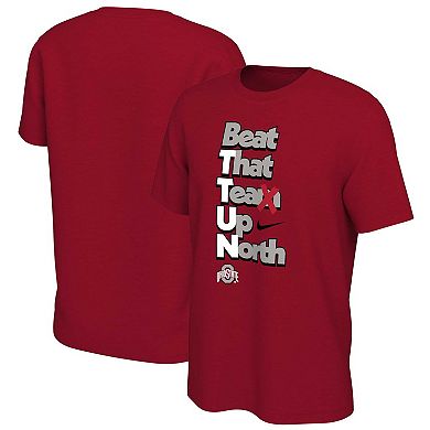Men's Nike Scarlet Ohio State Buckeyes Michigan-Ohio State Rivalry T-Shirt