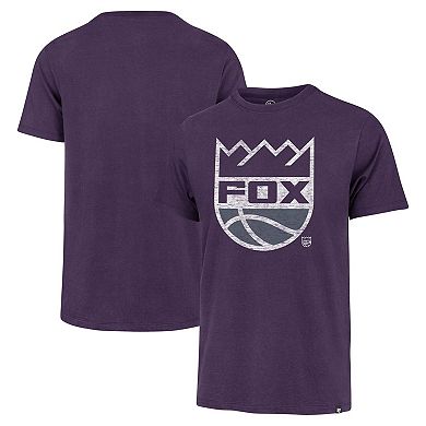 Men's '47 De'Aaron Fox Purple Sacramento Kings Player Logo T-Shirt