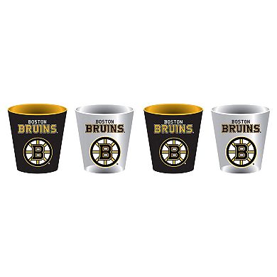 Boston Bruins Four-Pack Shot Glass Set