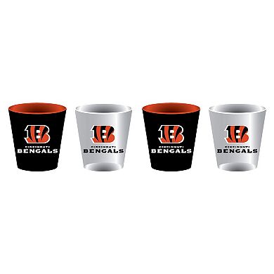 Cincinnati Bengals Four-Pack Shot Glass Set
