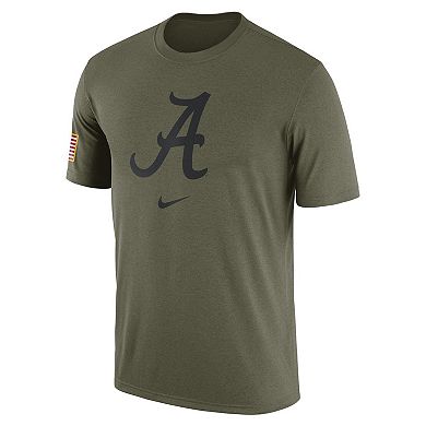 Men's Nike  Olive Alabama Crimson Tide Military Pack T-Shirt