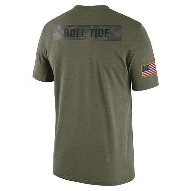 Men's Nike  Olive Alabama Crimson Tide Military Pack T-Shirt