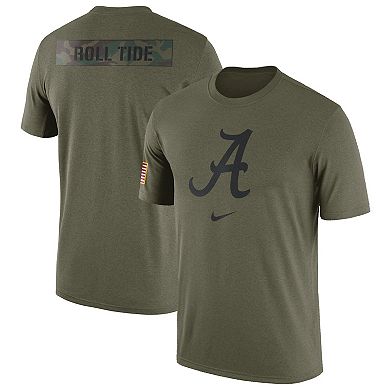 Men's Nike  Olive Alabama Crimson Tide Military Pack T-Shirt