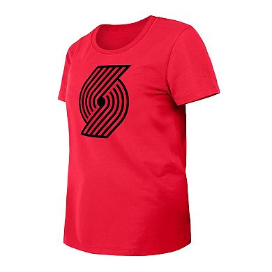 Women's New Era Red Portland Trail Blazers 2023/24 City Edition T-Shirt