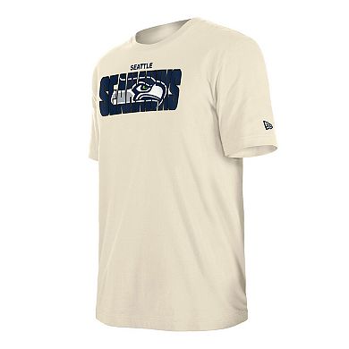 Men's New Era  Cream Seattle Seahawks 2023 NFL Draft T-Shirt