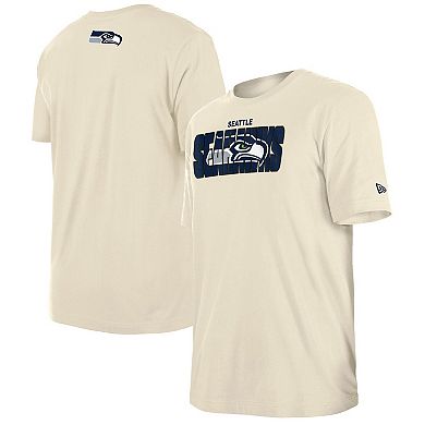 Men's New Era  Cream Seattle Seahawks 2023 NFL Draft T-Shirt