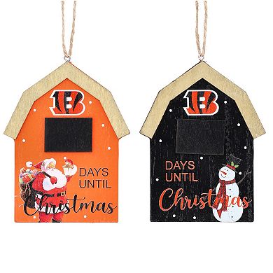 Cincinnati Bengals 2-Pack Countdown Ornament Set