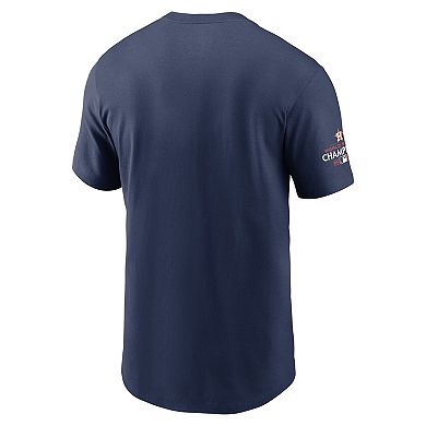 Men's Nike  Navy Houston Astros 2023 Gold Collection Wordmark T-Shirt