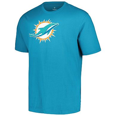 Men's Fanatics Branded Tyreek Hill Aqua Miami Dolphins Big & Tall Player Name & Number T-Shirt